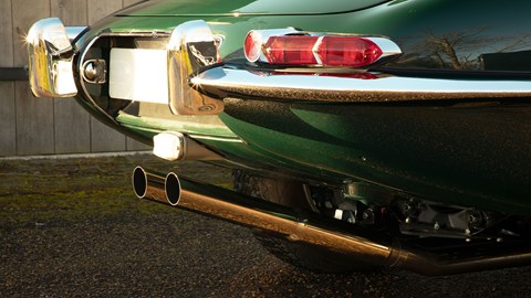 Jaguar E-Type by E-Type UK (2025) review: stainless steel exhaust system