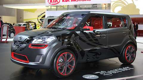 Kia Soul Burner: it's a lightly modded version of Kia's new junior Qashqai coming in later 2008