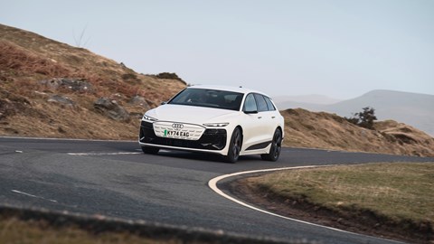 Audi S6 Avant e-Tron front driving