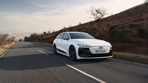 Audi S6 Avant e-Tron front driving