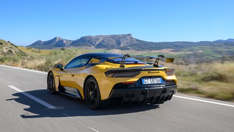 Maserati GT2 Stradale rear three-quarter driving