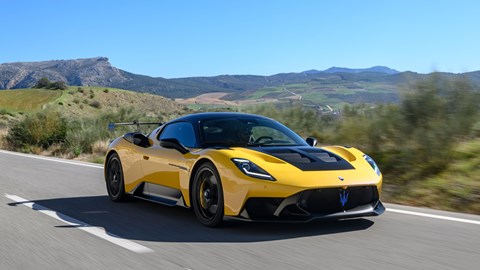 Maserati GT2 Stradale front three-quarter driving