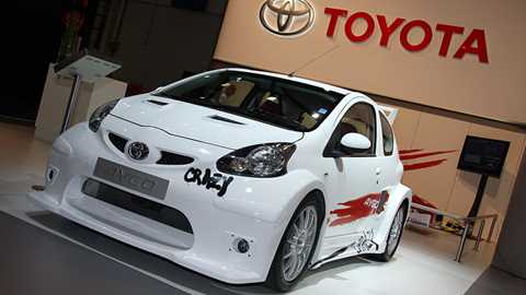 Toyota's Aygo Crazy is a madcap hot hatch in the Renault Clio V6 guise: it's mid-engined and a little bit Max Power