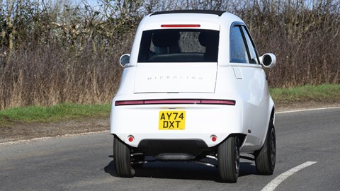 Micro Microlino rear cornering