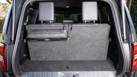 Toyota Land Cruiser J250 three-row boot