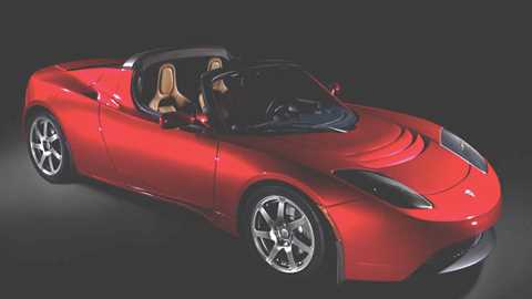 Tesla Roadster is at the London motor show, but not on a Tesla stand. Wander over to the Greener Driving Pavilion to see the electric sports car