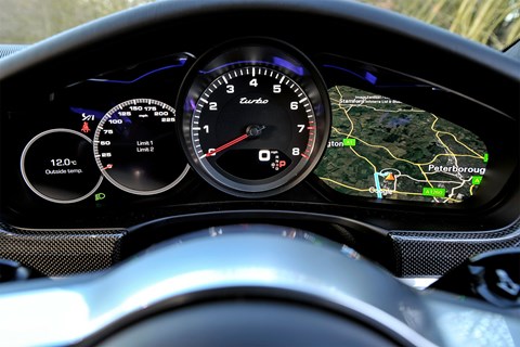 Virtual digital dials let you configure your Porsche Panamera instruments any which way
