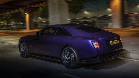 Rolls-Royce Spectre Black Badge - rear driving