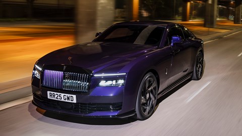 Rolls-Royce Spectre Black Badge - front driving