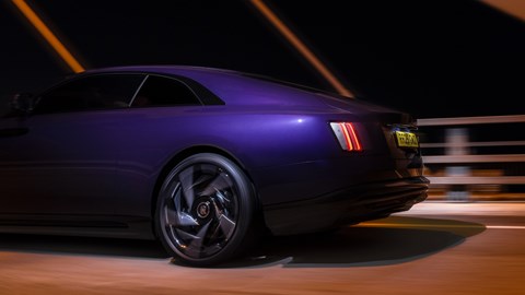 Rolls-Royce Spectre Black Badge - rear driving