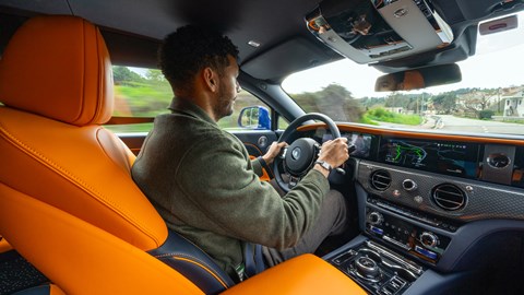 Rolls-Royce Spectre Black Badge - driving shot
