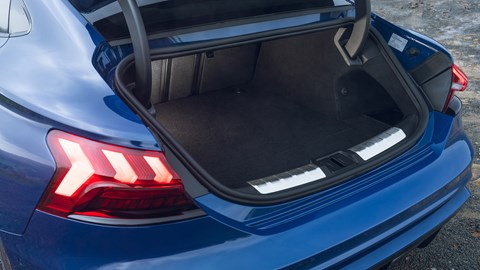 S e-Tron GT - the small boot