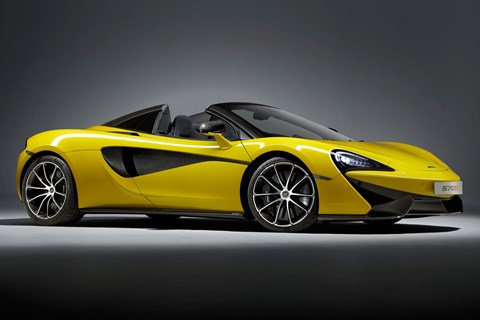 McLaren 570S Spider front quarter