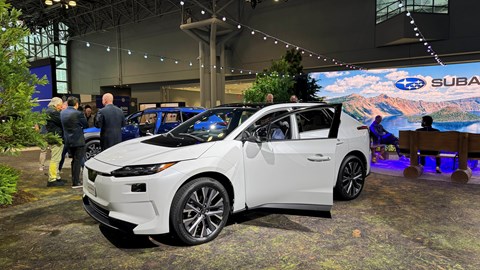 Subaru Solterra unveiled at the New York International Auto Show