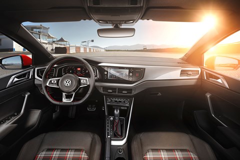 Inside new 2018 VW Polo cabin: high quality