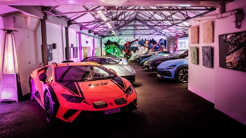 Lamborghini Huracan Sterrato in the Auto Vivendi Club House