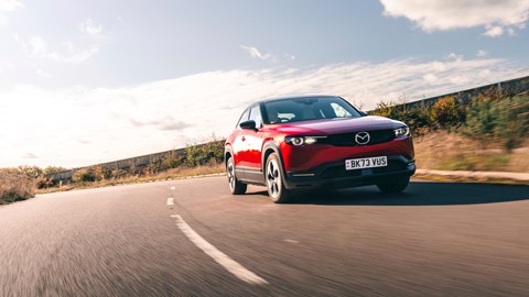 Mazda MX-30 dynamic shot