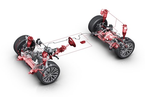 Audi A8 active suspension