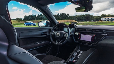 The interior of the Alfa