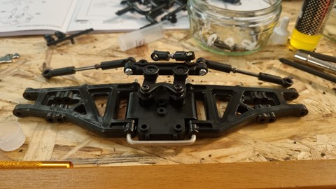 Tamiya DT-04 Fighter Nxgen steering assembly