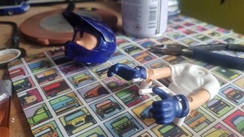 Tamiya DT-04 Fighter Nxgen painted driver