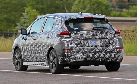 New 2018 Nissan Leaf: spy photos