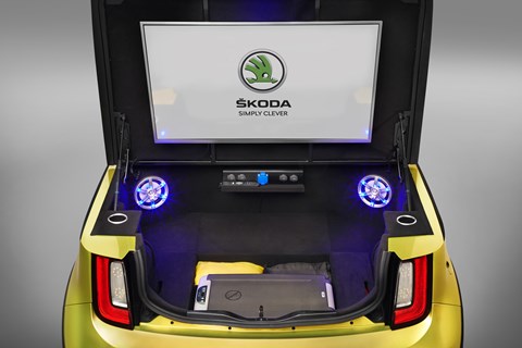 Skoda Element boot open