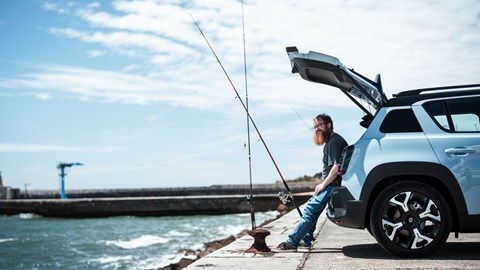 Renault 4 ATJ sitting in boot