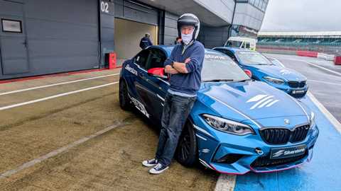Image of Graham King with the BMW M2 used for ARDS test