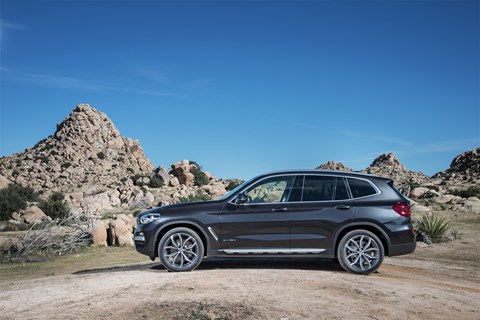 BMW X3 side profile