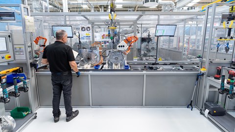 Inside the factory