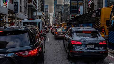 Image of a New York traffic jam
