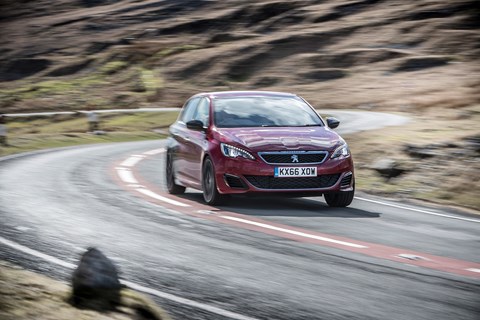 The 2017 Peugeot 308 GTI, photographed by Charlie Magee for CAR magazine