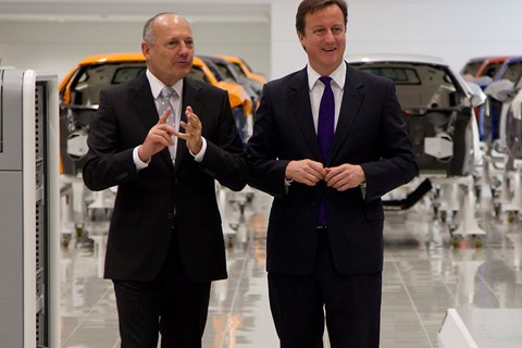 Ron Dennis (right) and another bloke who used to run things