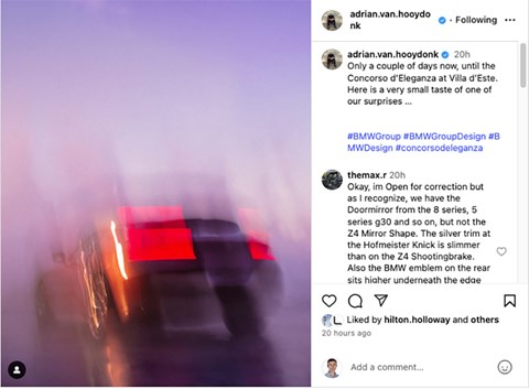 Adrian van Hooydonk teases the 2025 Villa d'Este shooting brake