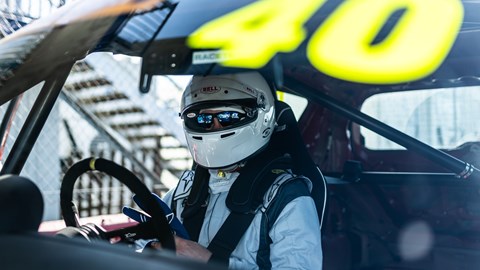 Image of Graham King getting ready to race his Suzuki Swift Sport