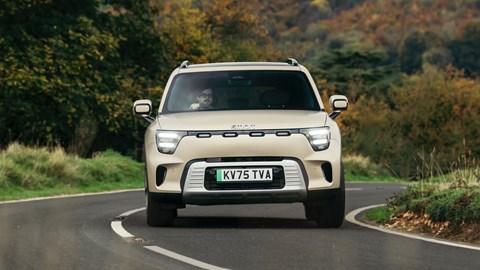 Smart #5 front cornering