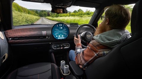 Mini Cooper JCW Electric ATJ driving