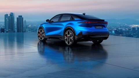 Alpine rear shot