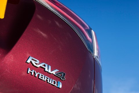 Toyota RAV4 Hybrid badge