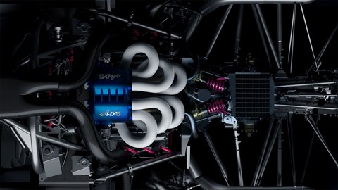 Alpine Alpenglow: hybrid engine