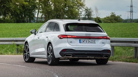 Audi A5 e-hybrid rear cornering