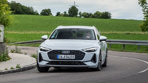 Audi A5 e-hybrid front cornering