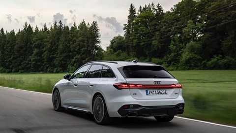Audi A5 e-hybrid rear driving
