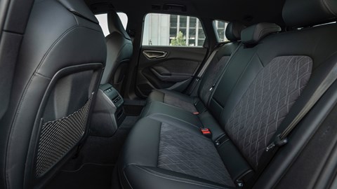 Audi A5 e-hybrid rear seats