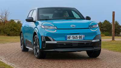 Nissan Micra front cornering