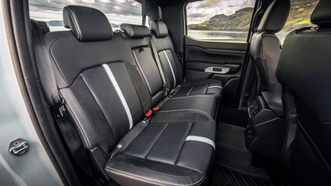 Ford Ranger PHEV review - Stormtrak, rear seats