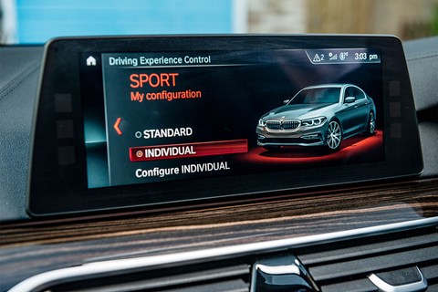 BMW 530d mode select