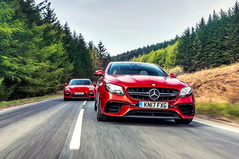 Porsche Panamera Turbo and Mercedes-AMG E63 S