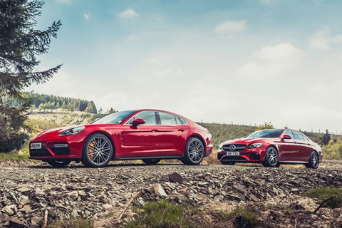 Porsche Panamera Turbo and Mercedes-AMG E63 S